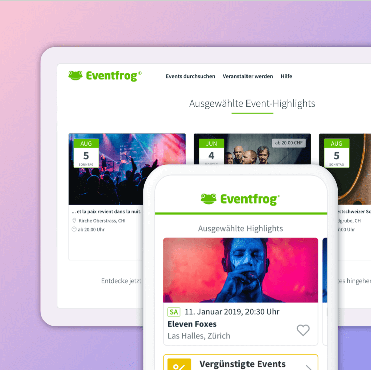 Event bewerben mit Eventfrog Kombi Paket, App und Web