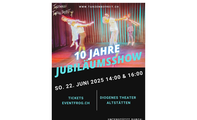 10 Jahre Jubil&auml;um Tickets