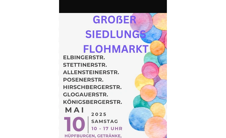 5 Großer Siedlungsflohmarkt