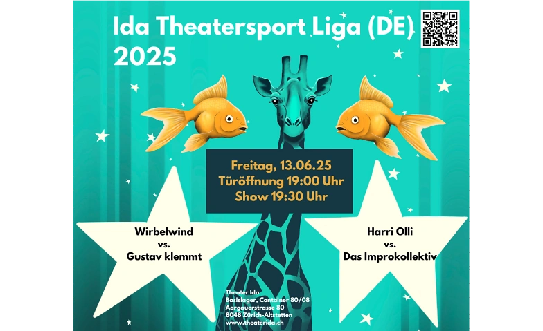 Ida Theatersport Liga 13.06.2025, DE Tickets