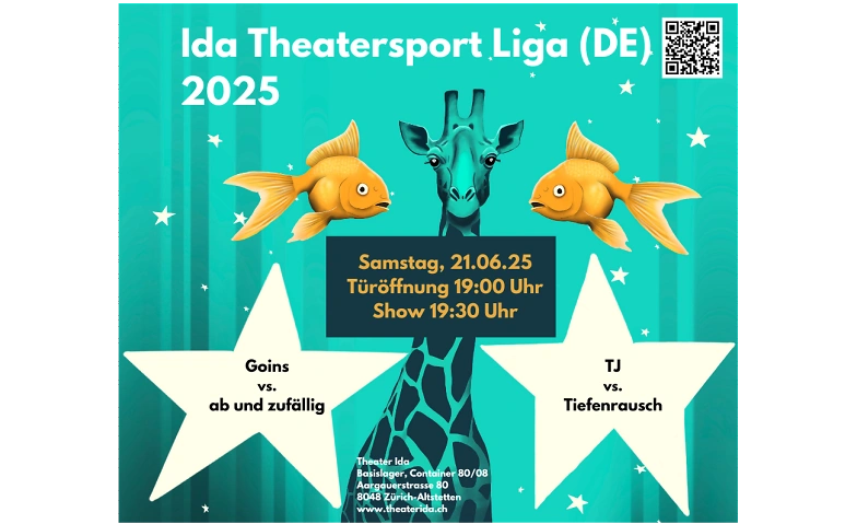 Ida Theatersport Liga 21.06.2025, DE Tickets