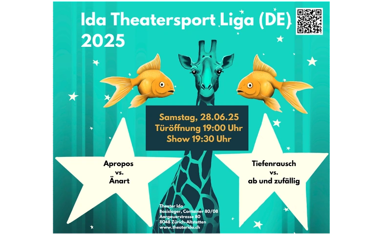 Ida Theatersport Liga 28.06.2025, DE Tickets