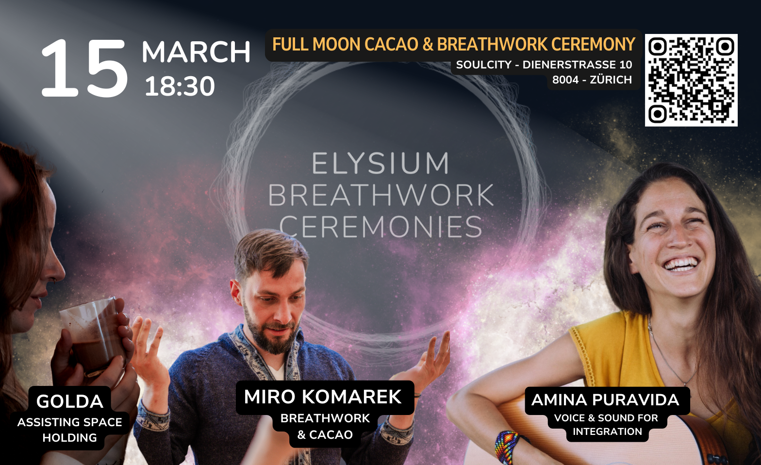 Full Moon Cacao &amp; Breathwork Ceremony Billets