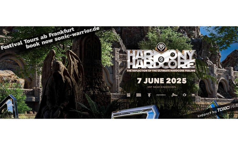 BUSTOUR zur Harmony of Hardcore 2025 mit Sonic-Warrior