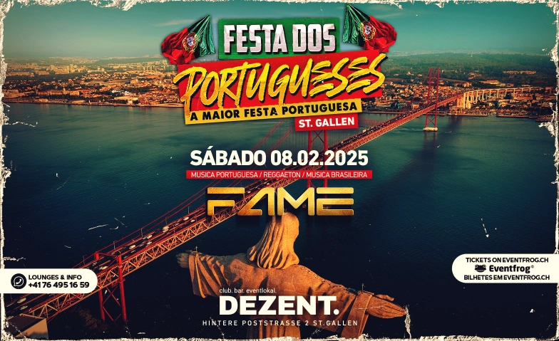 FESTA DOS PORTUGUESES @DEZENT CLUB ST.GALLEN DEZENT., Hintere Poststrasse 2, 9000 St. Gallen Tickets