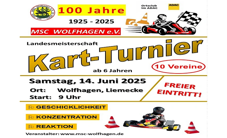Kart-Turnier des ADAC am 14. Juni 2025 in Wolfhagen