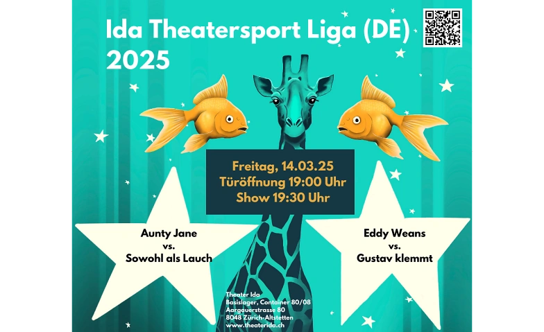 Ida Theatersport Liga 14.03.2025, DE Tickets