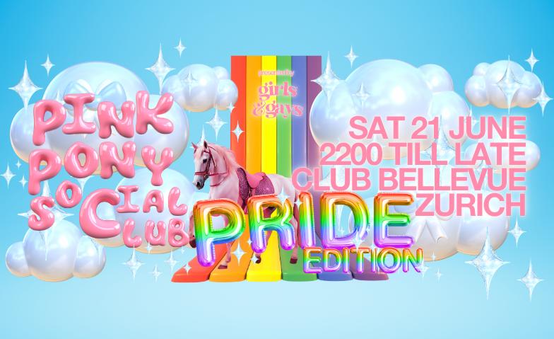 PINK PONY SOCIAL CLUB - PRIDE EDITION - ZURICH PARTY Billets