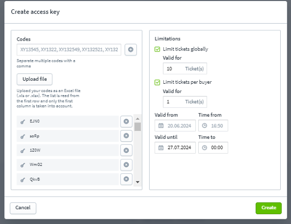 Access key 8