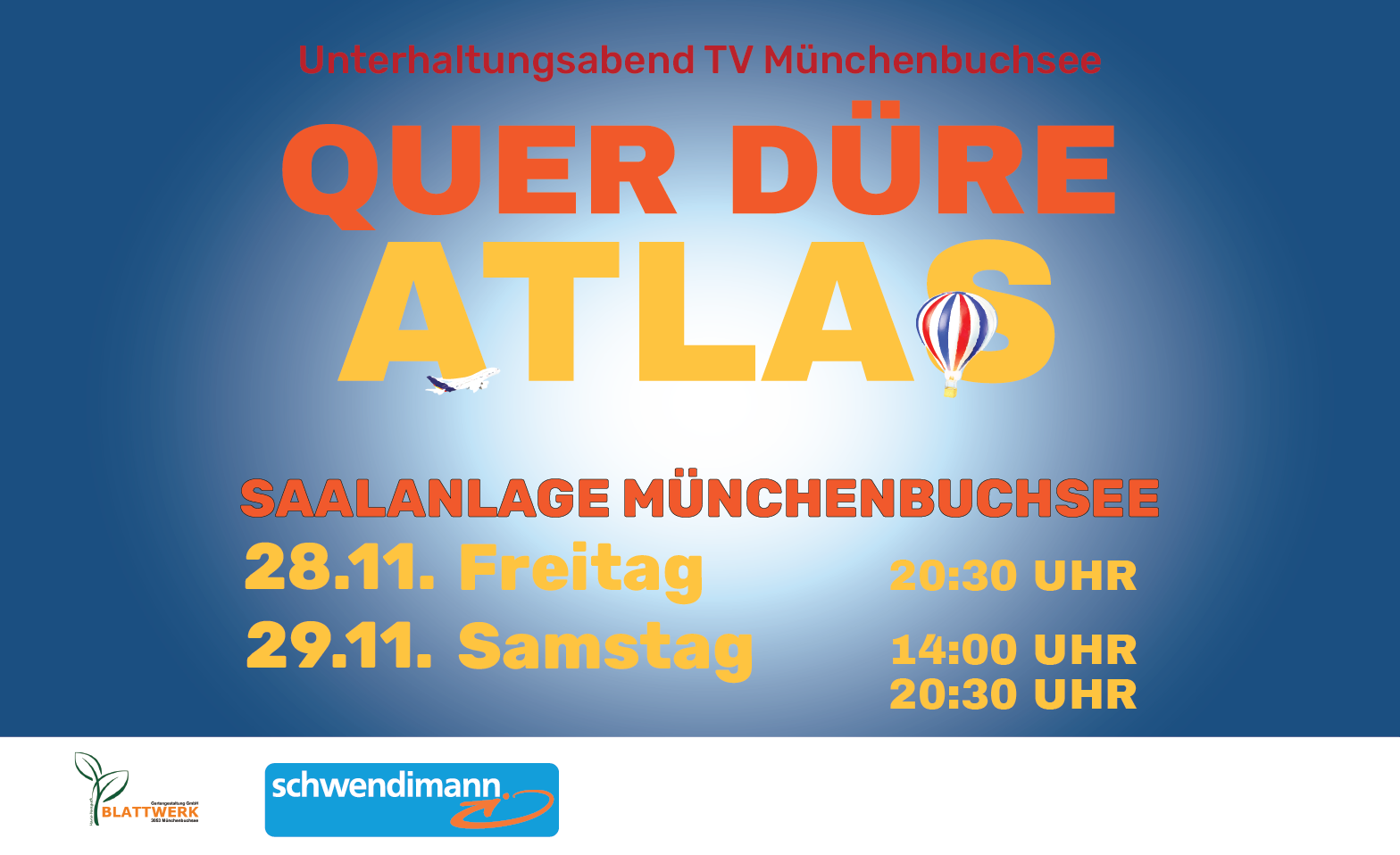 Unterhaltungsabend Turnverein M&uuml;nchenbuchsee 2025 Billets