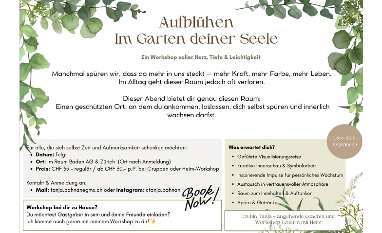 Event-Image for 'Aufblühen - Im Garten deiner Seele'