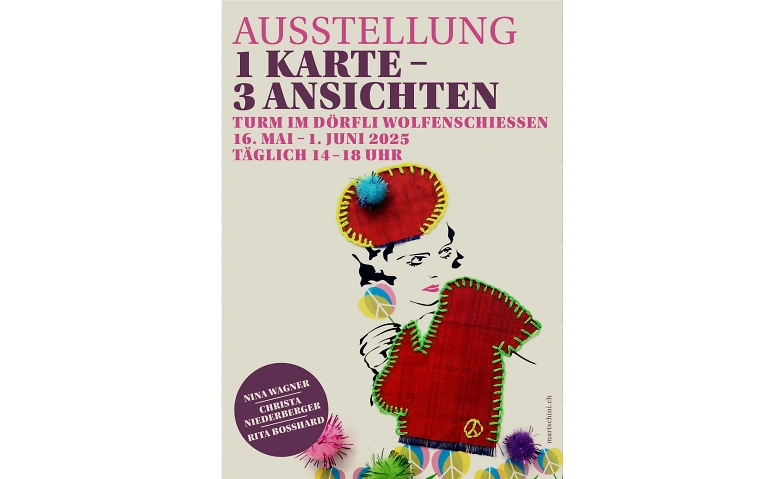 1 Karte &ndash; 3 Ansichten Tickets
