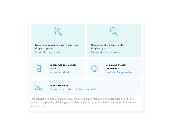 Confirmation de commande III