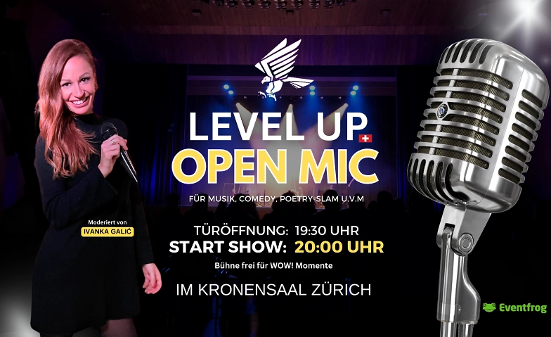 Event-Image for 'Level Up Open Mic  Zürich'