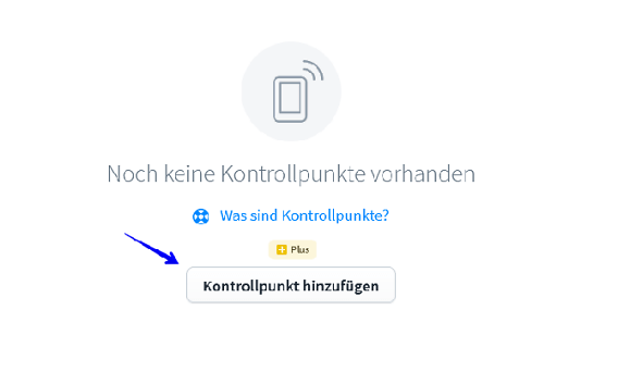 Einstellungen Ticketkategorien VIII Kontrollpunkte I