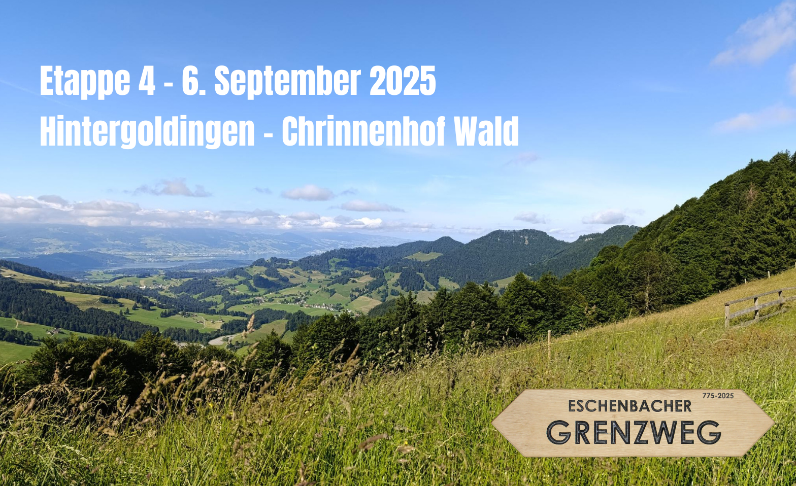 Eschenbacher Grenzweg - Etappe 4 am 6. September 2025 Tickets