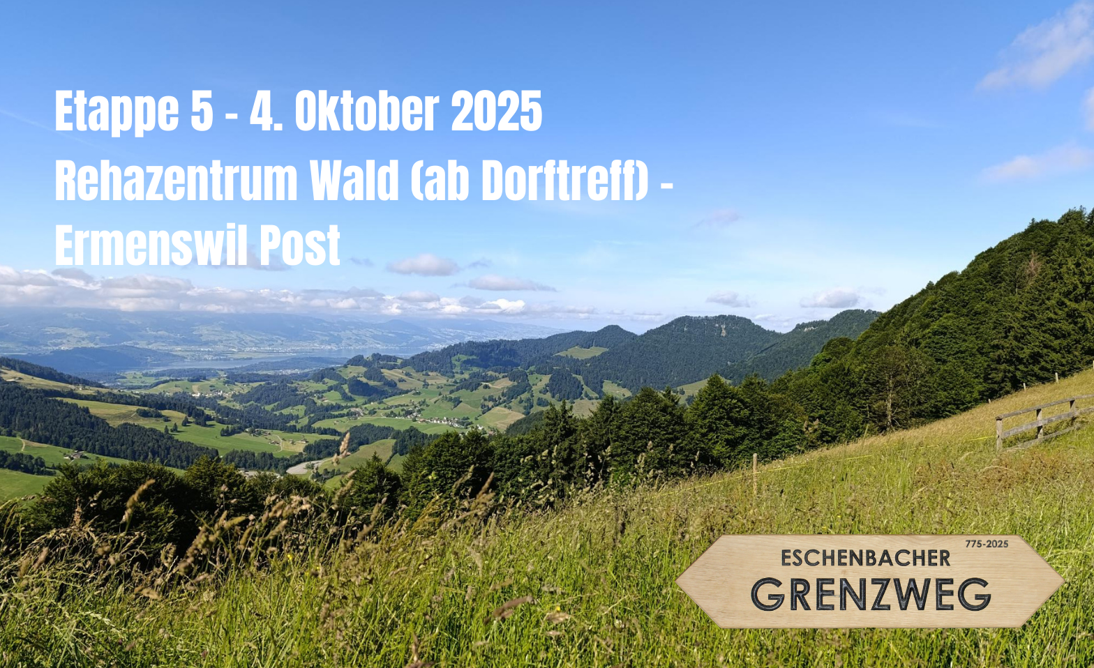 Eschenbacher Grenzweg - Etappe 5 am 4. Oktober 2025 Billets