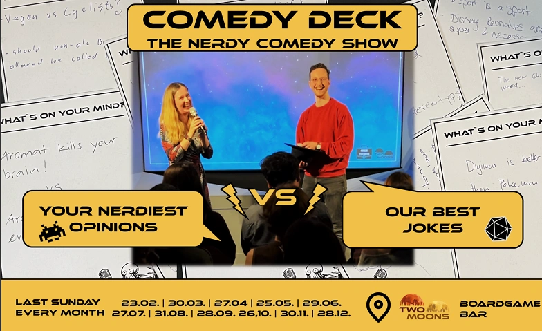 Comedy Deck - the Nerdy Standup Show (EN) ${singleEventLocation} Tickets