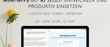 Event-Image for 'Mini-Apps durch KI entwickeln lassen und produktiv einsetzen'