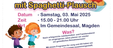 Event-Image for 'Familienabend mit Spaghettiplausch (und Zauberer)'