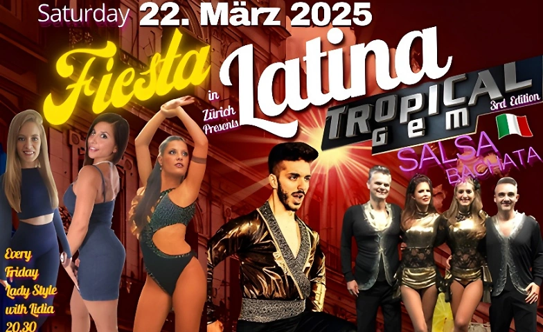 Event-Image for 'Fiesta Latina Salsa, Bachata & Ladies Style - Tropical Gem !'