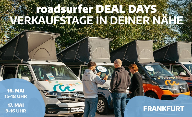 Camper Verkaufstage - roadsurfer DEAL DAYS