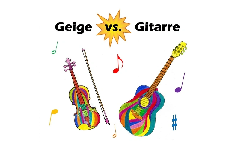 Ein farbenfrohes Familienkonzert - Geige vs. Gitarre