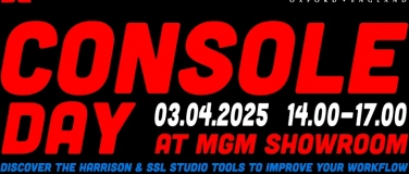 Event-Image for 'Harrison Console Day by MGM Audio'