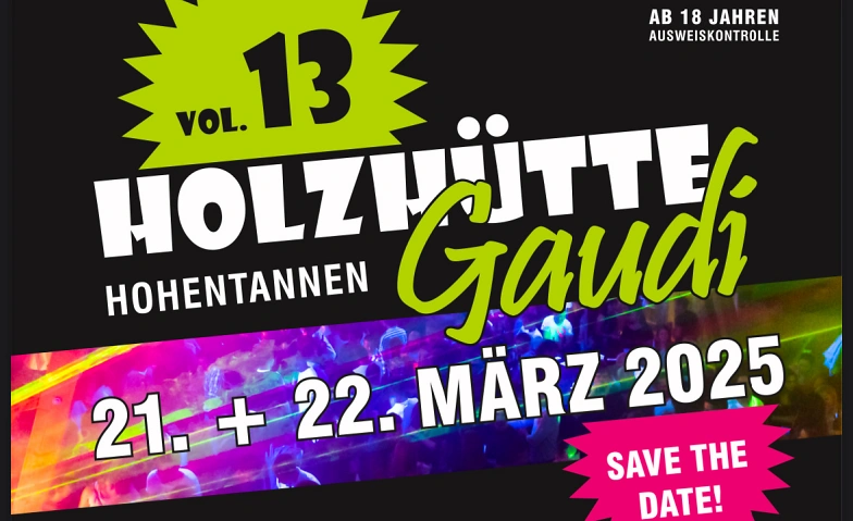 Event-Image for 'Holzhüttegaudi'