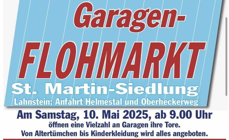 Garagenflohmarkt