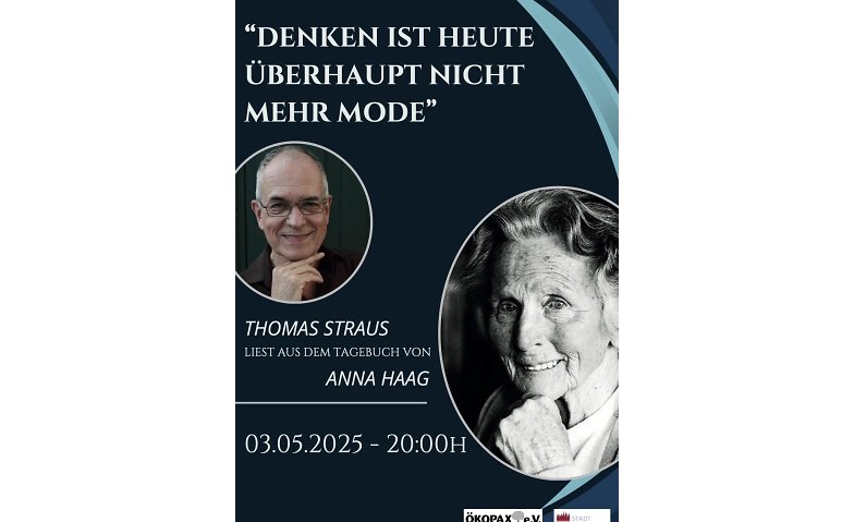 DENKEN IST HEUTE ÜBERHAUPT NICHT MEHR MODE – LESUNG AUS DEM