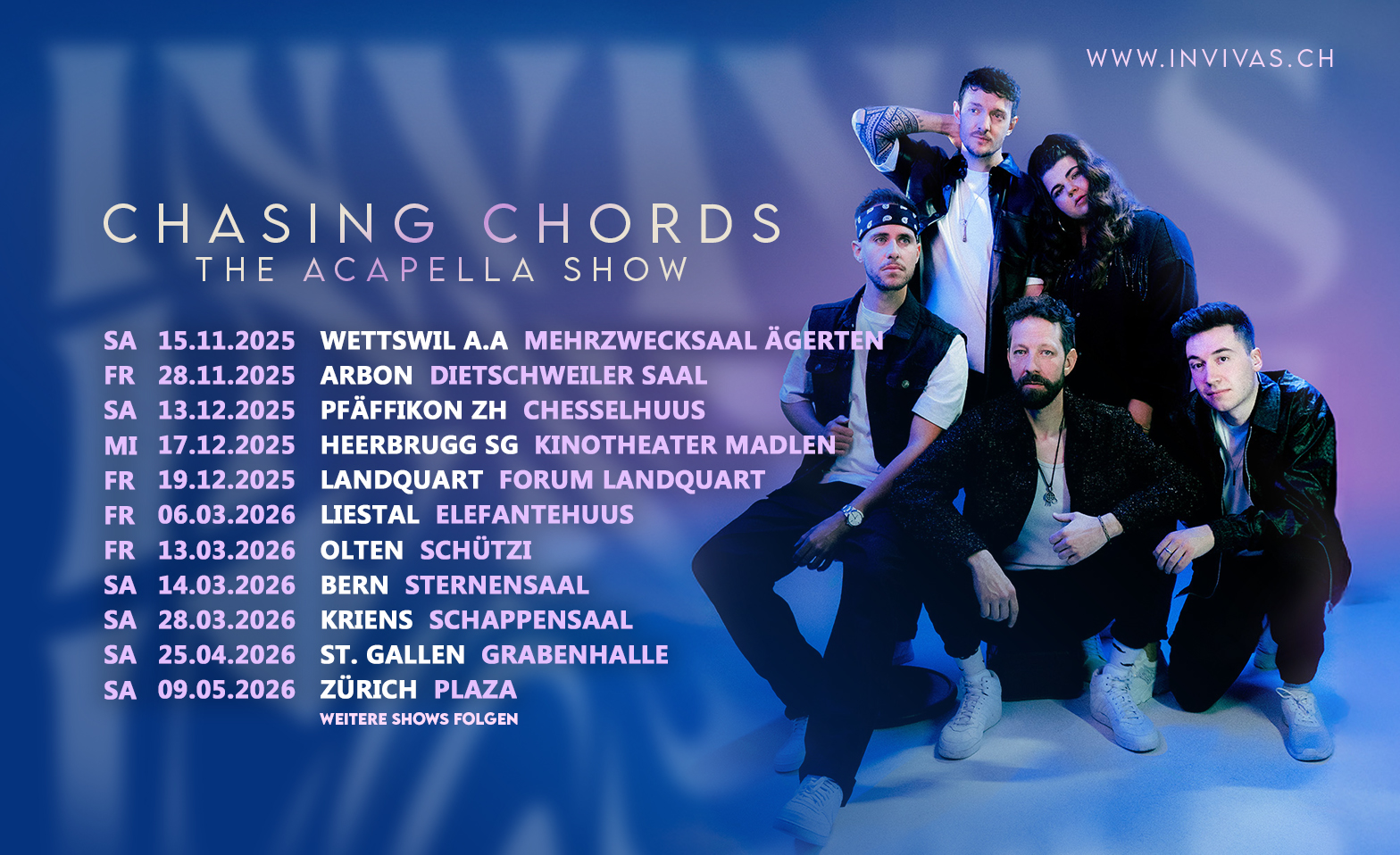 INVIVAS - Chasing Chords Tour Tickets