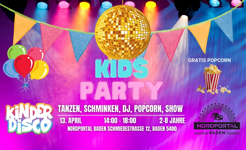 Kids Party im Nordportal Baden ( begrenzte Ticket ) Billets