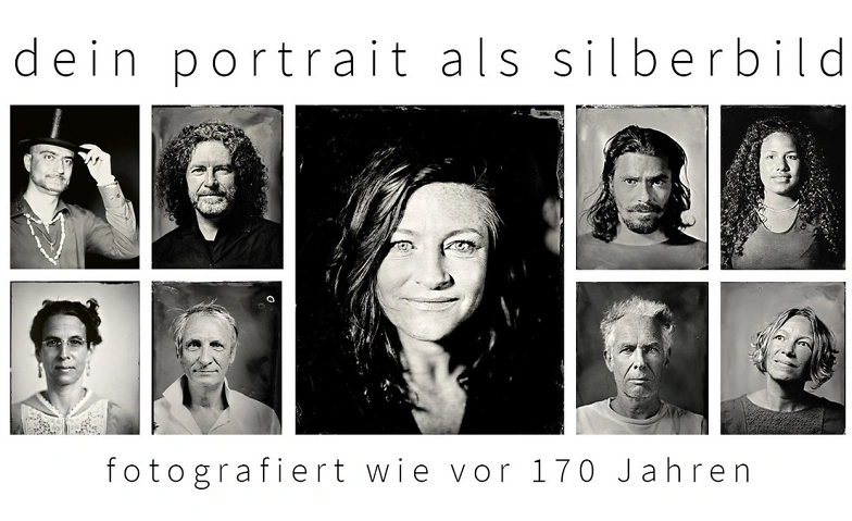 "Dein Portrait als Silberbild" - Nassplatten-Fotoshooting