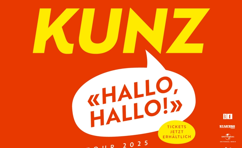 Event-Image for 'KUNZ «Hallo, hallo!» Tour 2025'