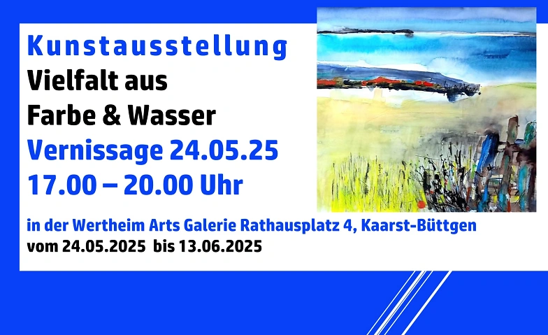Eröffnung Kunstausstellung "Vielfalt aus Farbe und Wasser"