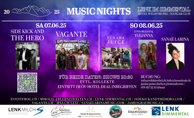 Event-Image for 'MusicNights an der Lenk im Simmental Wildstrubel/Hangar Club'