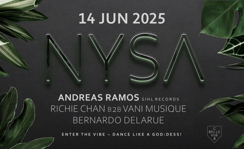 NYSA – The Second Chapter Club Bellevue, Freieckgasse 9, 8001 Zürich Tickets