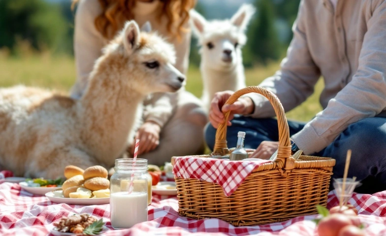 Picknick inmitten Alpakas Billets