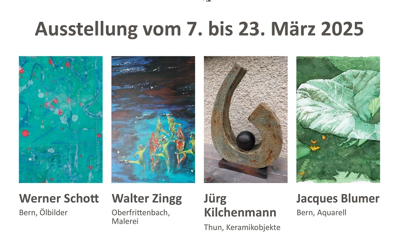 Ausstellung W. Schott, W. Zingg, J. Kilchenman, J. Blumer Tickets