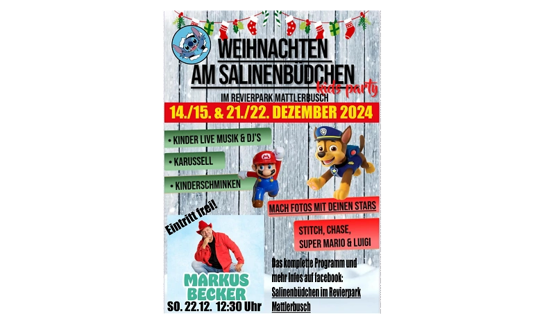 Weihnachten am Salinenbüdchen