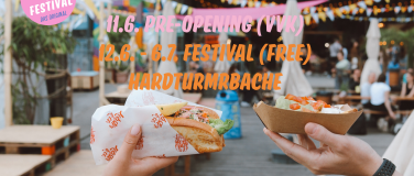 Event-Image for 'Street Food Festival 12.6. - 6.7. Hardturmbrache Zürich'