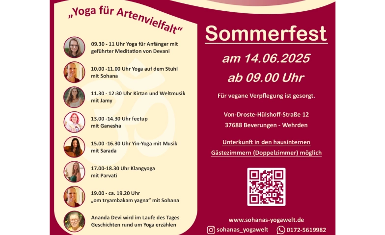 Sommerfest - Yoga für Artenvielfalt