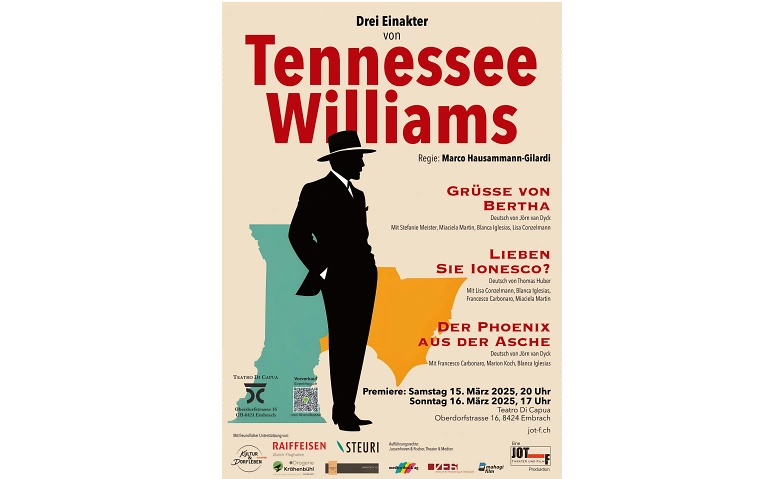 Drei Einakter von Tennessee Williams ${singleEventLocation} Billets