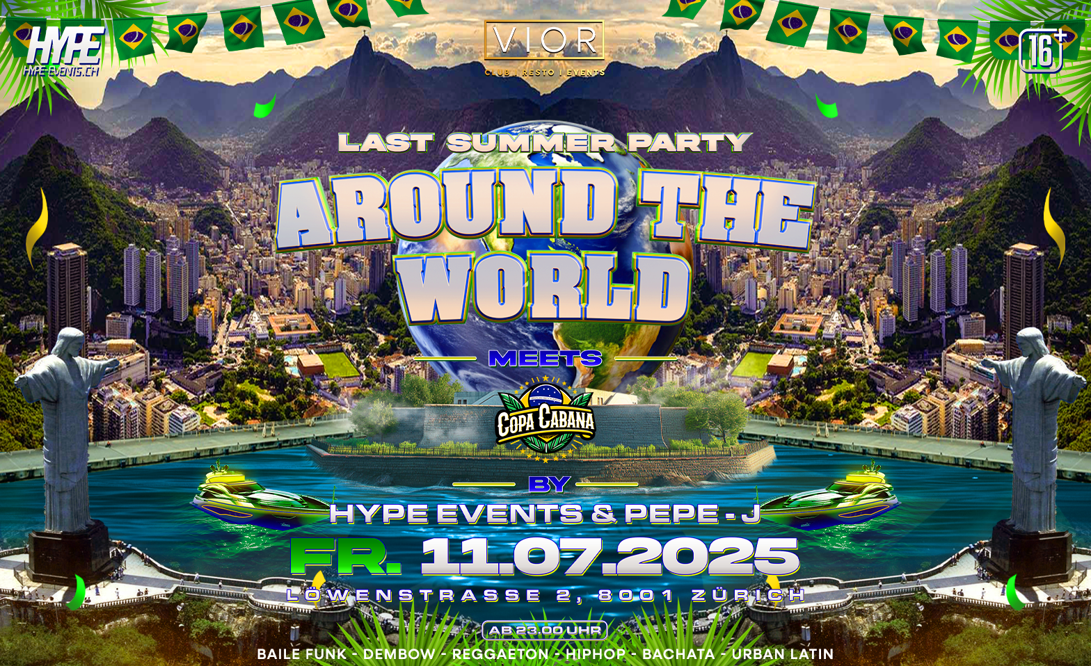 AROUND THE WORLD meets Copa Cabana Tickets