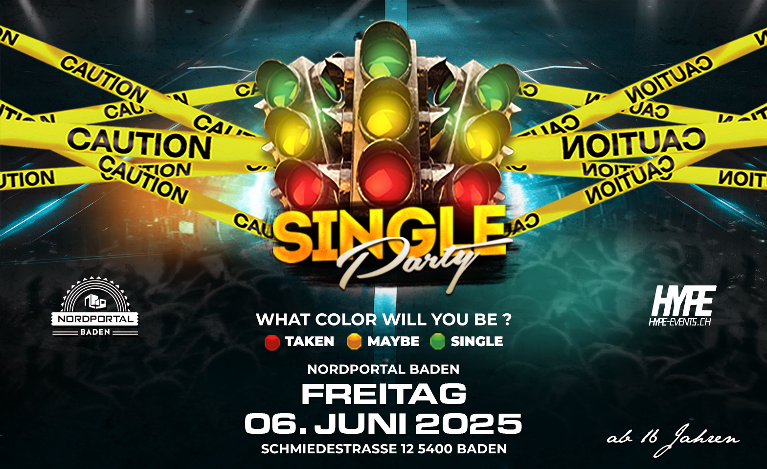 SINGLE PARTY - @ NORDPORTAL BADEN (&Uuml;16) Tickets