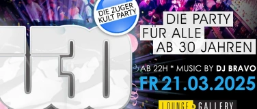 Event-Image for 'Zuger Ü30 Party - 90er, 2000er & aktuelle Radiohits'